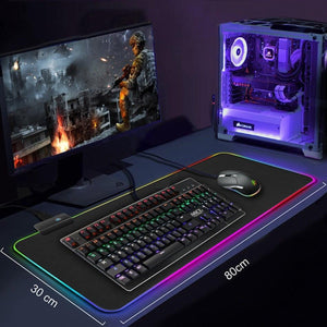 Ninja Dragons RGB Gaming 1 Touch Light Up Desk Mat