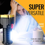 Multifunction Powerful 4 Head LED Waterproof Camping Flashlight