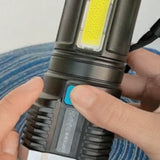 Multifunction Powerful 4 Head LED Waterproof Camping Flashlight