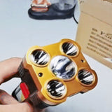 Multifunction Powerful 4 Head LED Waterproof Camping Flashlight