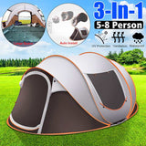 Large Capacity 4 to 5 Persons Automatic Pop-Up Camping Tent