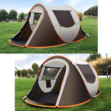 Large Capacity 4 to 5 Persons Automatic Pop-Up Camping Tent