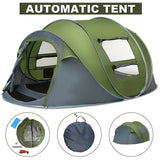 Large Capacity 4 to 5 Persons Automatic Pop-Up Camping Tent