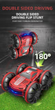 2.4GHz Dual Control Waterproof 4WD All Terrain RC Stunt Car Yellow Pandora