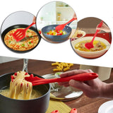 Non-Stick Silicone Cooking Utensils Heat Resistant 10 Piece Set Yellow Pandora