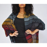 Rainbow Wrap Scarf Ariel