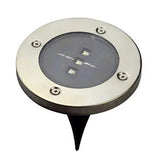 3 LED Solar Powered In-ground Lights