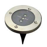 3 LED Solar Powered In-ground Lights