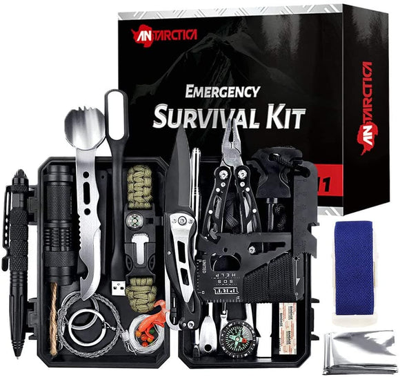Outdoor 60 in 1 Emergency Survival Kit Puce Achilles