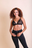 Sheer Mesh Bralette Periwinkle Aether