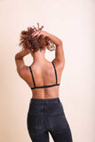 Sheer Mesh Bralette Periwinkle Aether