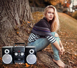 Naxa Portable CD Player with AM FM Stereo Radio Cassette Player