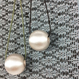 Recycled Bombshell Ball Necklace Ariel