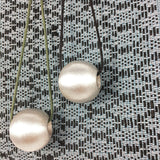 Recycled Bombshell Ball Necklace Ariel