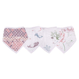 Under The Sea Bamboo Bandana Bib 4PK Lavender Charlie