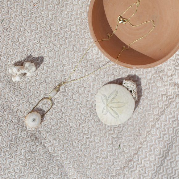 Solar Quartz Eye Necklace Ariel