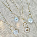 Solar Quartz Eye Necklace Ariel