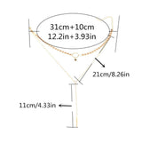 Star Choker Lariat Necklace Jasper