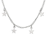 Dangling Star Necklace Jasper