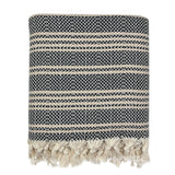 Woven Stripe Turkish Throw Ariel
