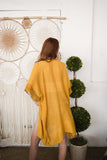 Sunshine Lace Trim Kimono Periwinkle Aether