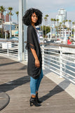 Sunshine Lace Trim Kimono Periwinkle Aether