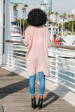 Sunshine Lace Trim Kimono Periwinkle Aether