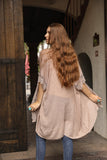Sunshine Lace Trim Kimono Periwinkle Aether