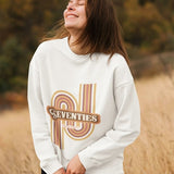 Women's Retro 70's Crewneck Sweatshirt