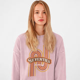 Women's Retro 70's Crewneck Sweatshirt