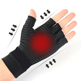 Arthritis Compression Copper Fiber Gloves for Men & Women Pink Iolaus
