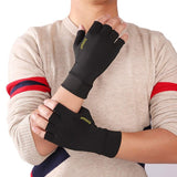 Arthritis Compression Copper Fiber Gloves for Men & Women Pink Iolaus