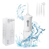 Cordless Water Dental Flosser Rechargeable Pink Iolaus