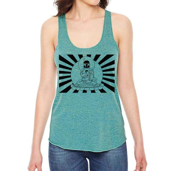 Boba Fett Buddha Star Wars Tank Top