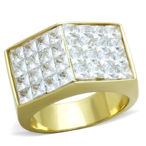 TK1808 IP Gold(Ion Plating) Stainless Steel Ring