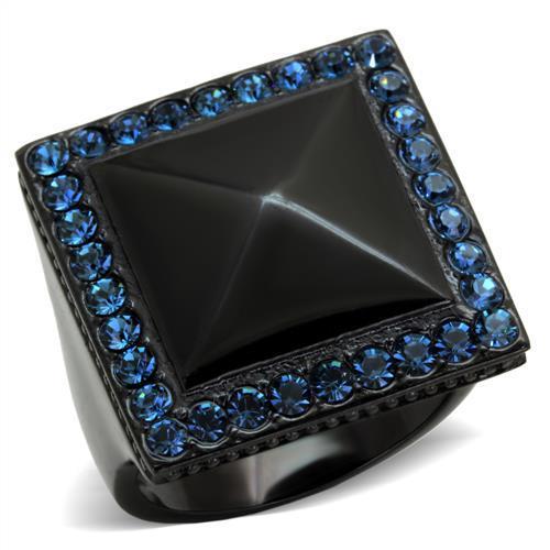 TK1841 IP Black(Ion Plating) Stainless Steel Ring