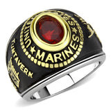 TK3723 - Two-Tone IP Gold (Ion Plating) Stainless Steel Ring with