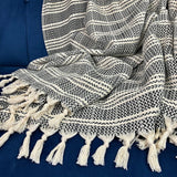 Woven Stripe Turkish Throw Ariel
