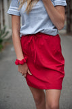 DT BREEZE Sporty Skirt in Red