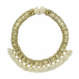 Temple Tassel Collar Necklace Ariel