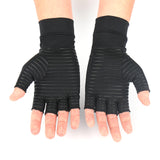 Arthritis Compression Copper Fiber Gloves for Men & Women Pink Iolaus